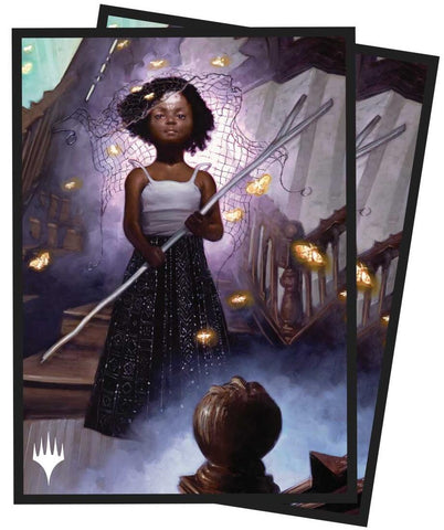 Ultra PRO: Standard 100ct Sleeves - Duskmourn (Commander B - Aminatou, Veil Piercer)