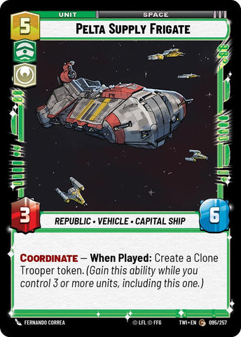 Pelta Supply Frigate (095/257) (095/257) [Twilight of the Republic]