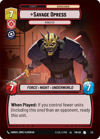 Savage Opress - Monster (1/2) (1/2) [Store Showdown Promos]