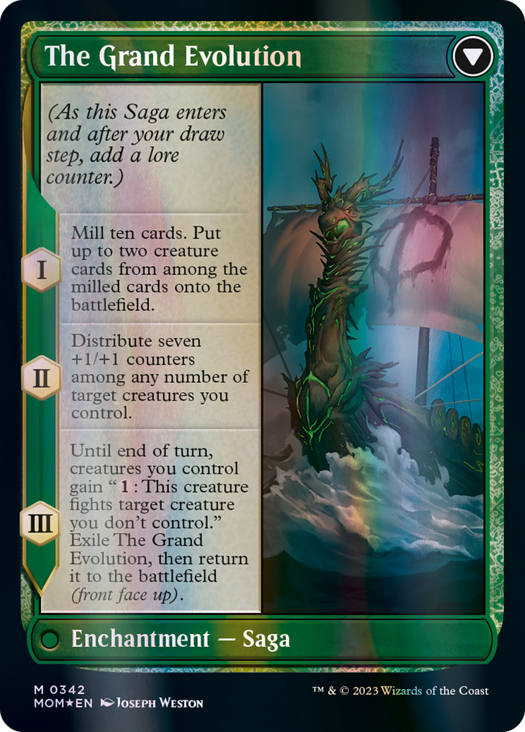 mtg serialized cards march of the machines Magic: Gathering The Machine: The Aftermath Collector Booster Box Vorinclex // The Grand Evolution