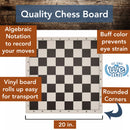 WE Games Best Value Tournament Chess Set - 20 inch