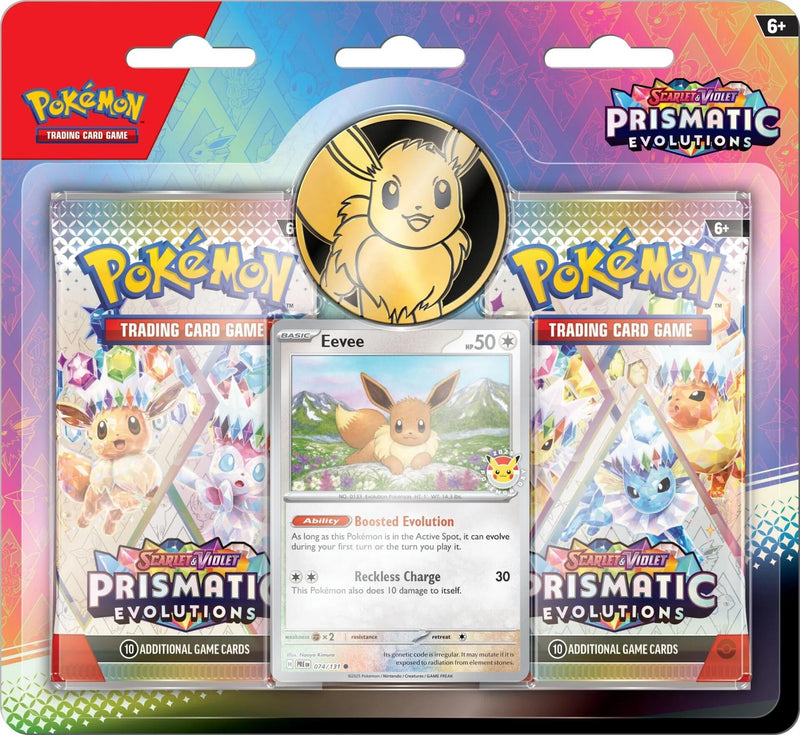 Scarlet & Violet: Prismatic Evolutions 2-Pack Blister (Eevee) (Pokemon Day)