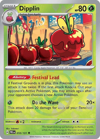 Dipplin (010/131) (Master Ball Pattern) [Scarlet & Violet: Prismatic Evolutions]