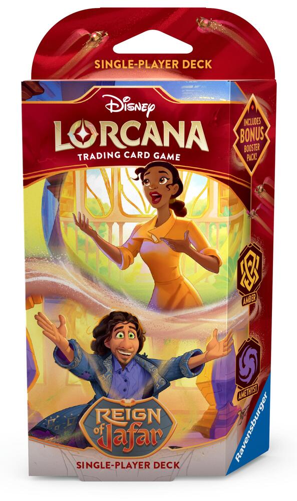 *PREORDER* Disney Lorcana: Reign of Jafar - Starter Deck Amber/Amethyst (Available 05/30)