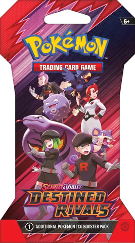 **6 pack Limit** Scarlet & Violet: Destined Rivals Sleeved Booster Pack
