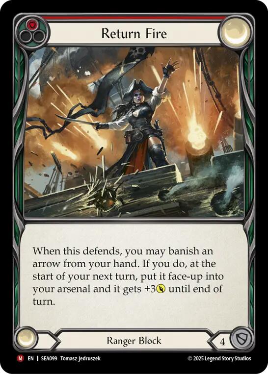 Return Fire [SEA099] (High Seas)  Rainbow Foil