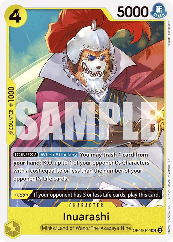 Inuarashi (Reprint) [Starter Deck: GREEN/YELLOW Yamato]