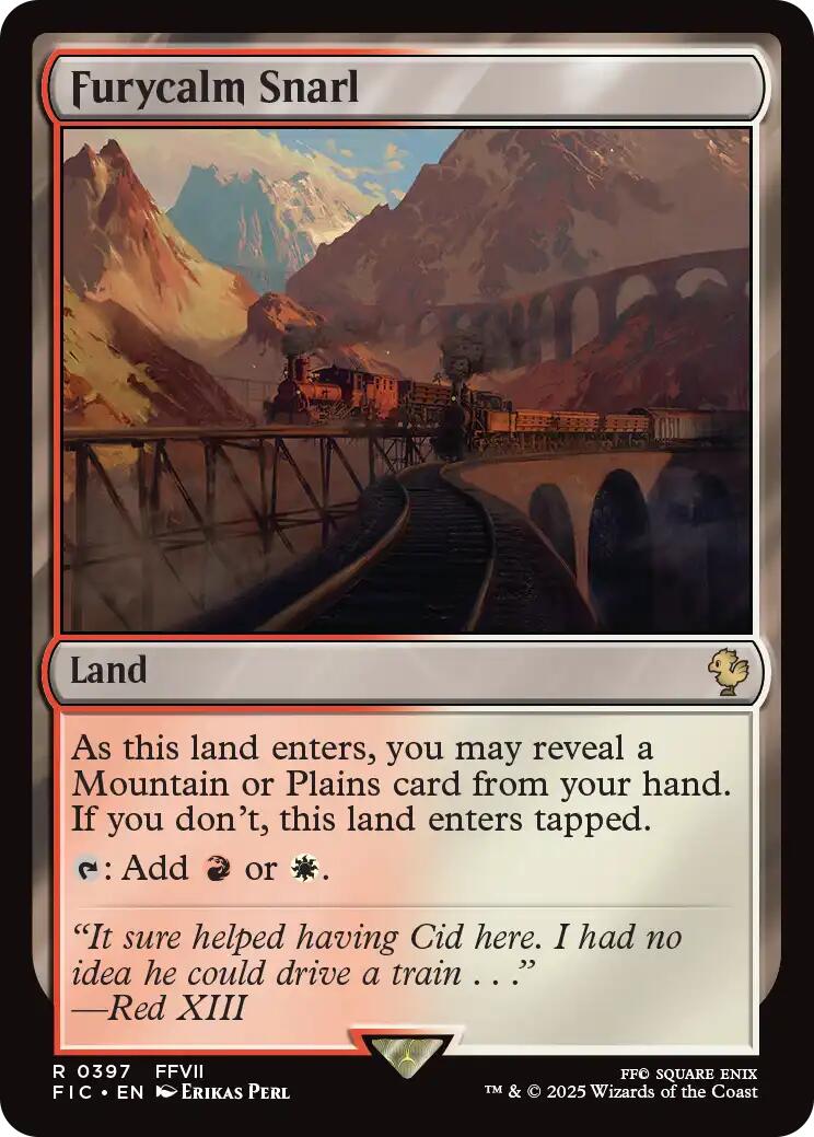 Furycalm Snarl (Surge Foil) [FINAL FANTASY Commander]