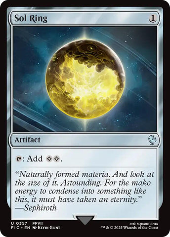 Sol Ring (0357) (Surge Foil) [FINAL FANTASY Commander]