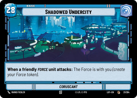 Shadowed Undercity // Shield (021/264 // T02/T03) (021/264 // T02/T03) [Legends of the Force]