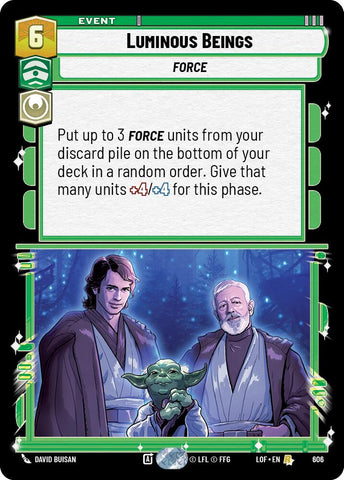 Luminous Beings (606) (Foil) (606) [Legends of the Force]