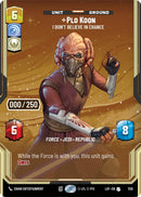 Plo Koon - I Don't Believe in Chance (1126) (Serialized) (1126) [Legends of the Force]
