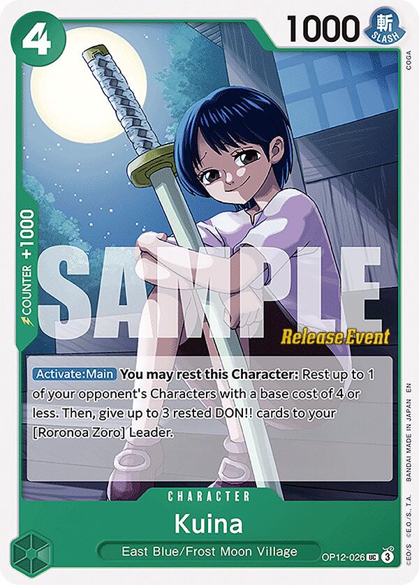 Kuina [Legacy of the Master Release Event Cards]
