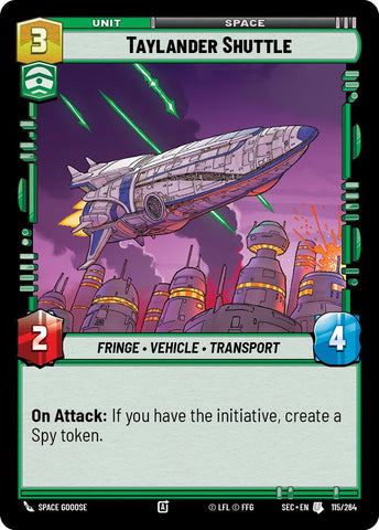 Taylander Shuttle (115/264) (115/264) [Secrets of Power]