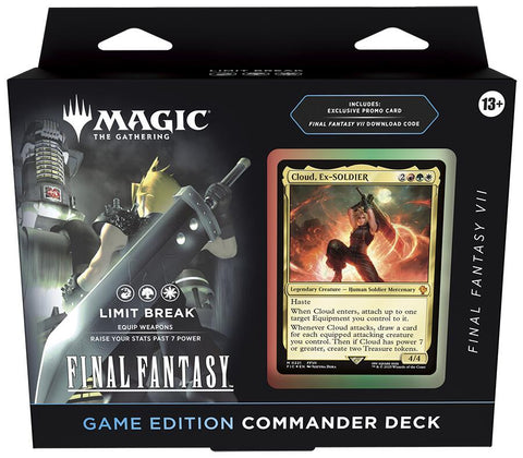 FINAL FANTASY Preorder - Commander Deck (FINAL FANTASY VII Limit Break - Game Edition) (Available 12/05)