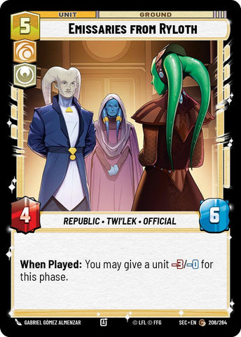 Emissaries from Ryloth (206/264) (206/264) [Secrets of Power]
