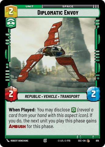 Diplomatic Envoy (619) (Foil) (619) [Secrets of Power]