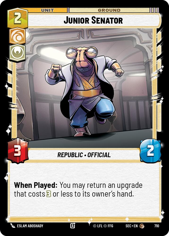 Junior Senator (710) (Foil) (710) [Secrets of Power]