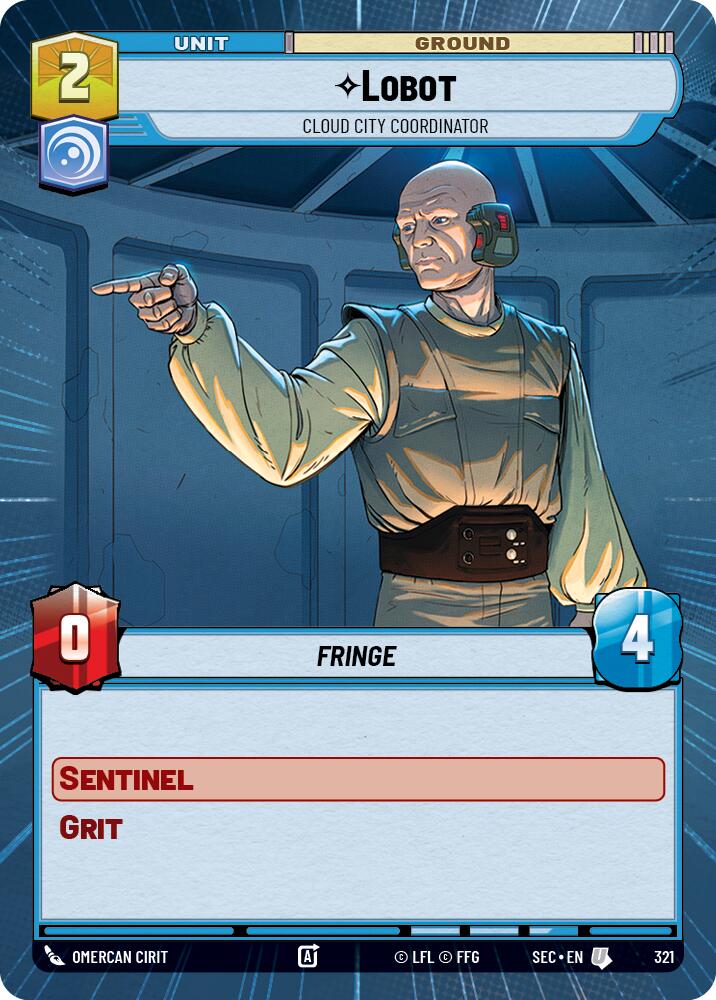 Lobot - Cloud City Coordinator (Hyperspace) (321) (321) [Secrets of Power]