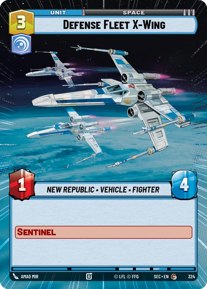 Defense Fleet X-Wing (324) (Hyperspace) (324) [Secrets of Power]