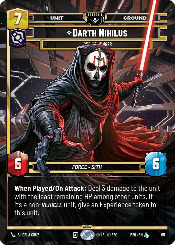 Darth Nihilus - Lord of Hunger (95) (95) [Sector and Regional Promos: Season 1]