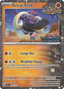 Great Tusk (096/162) (Temporal Forces Stamped) [Scarlet & Violet: Temporal Forces]