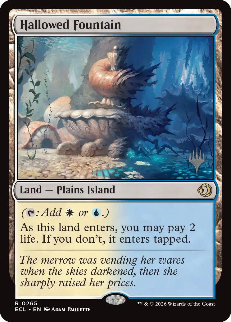 Hallowed Fountain [Lorwyn Eclipsed Promos]