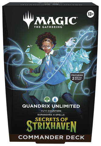 Secrets of Strixhaven Preorder Commander Deck - Quandrix Unlimited (Available 04/17)