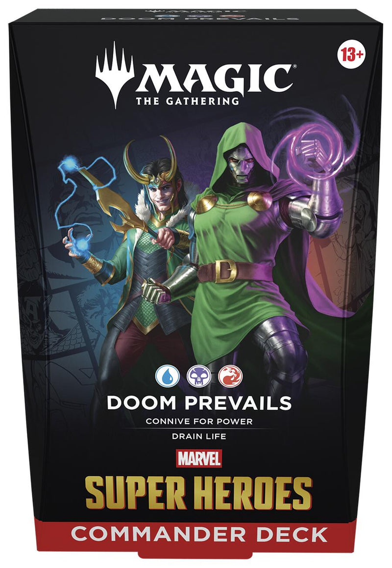Marvel Super Heroes Commander Deck Preorder - Doom Prevails (Available 06/19)