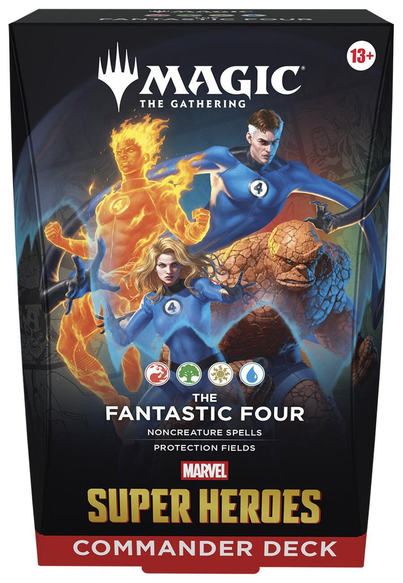 Marvel Super Heroes Commander Deck Preorder - The Fantastic Four (Available 06/19)