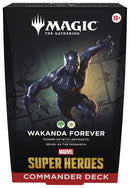Marvel Super Heroes Commander Deck Preorder - Wakanda Forever (Available 06/19)