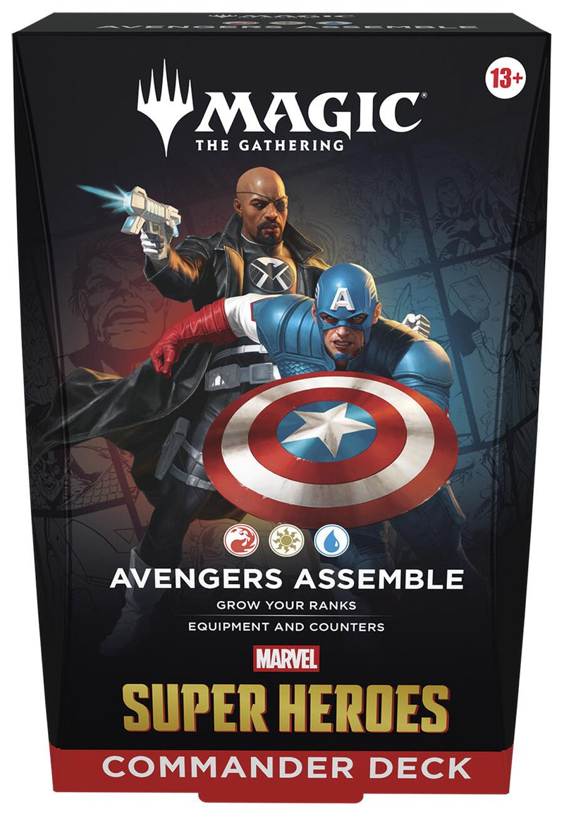 Marvel Super Heroes Commander Deck Preorder - Avengers Assemble (Available 06/19)