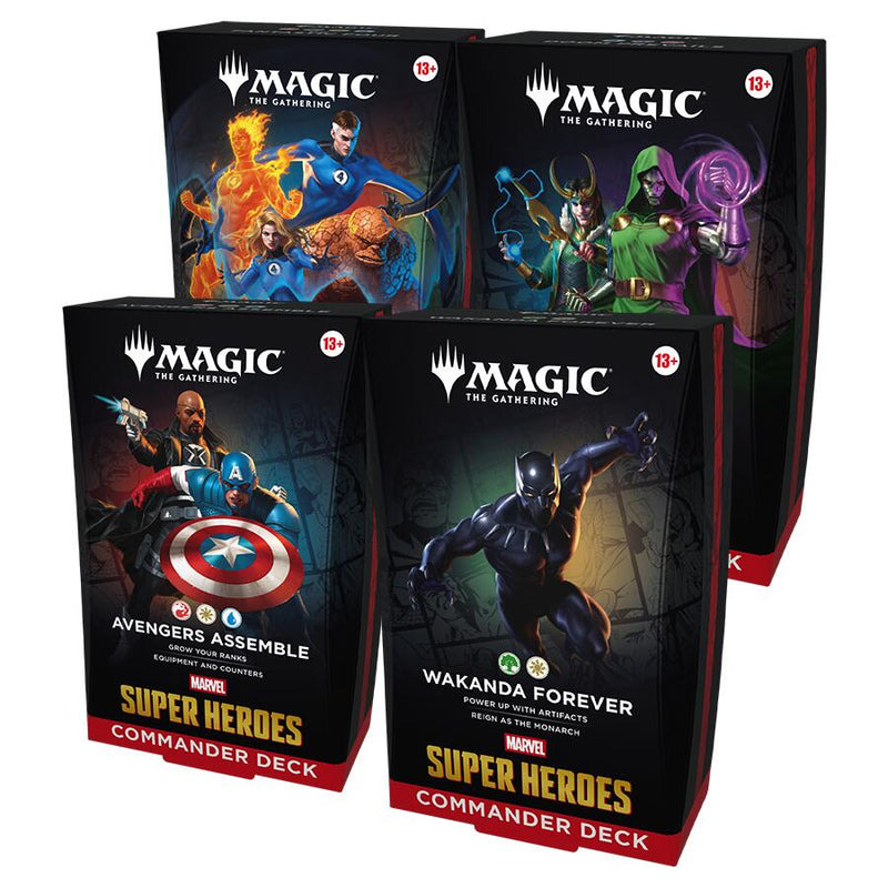 Marvel Super Heroes Preorder - Commander Deck Case (Available 06/19)
