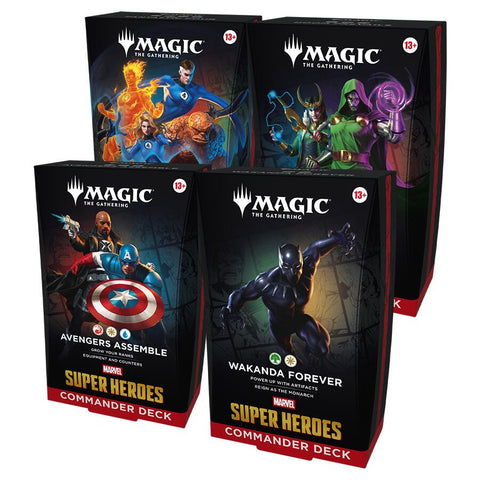 Marvel Super Heroes Preorder - Commander Deck Case (Available 06/19)