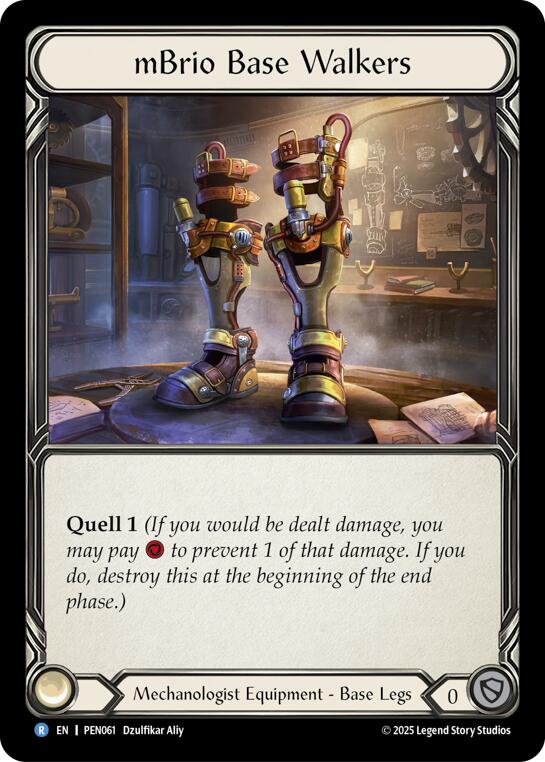 Mbrio Base Walkers [PEN061] (Compendium of Rathe)  Cold Foil