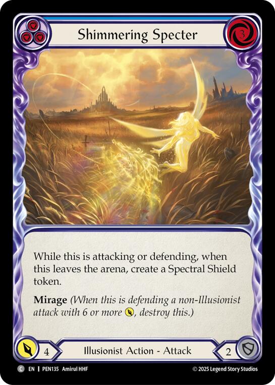 Shimmering Specter (Blue) (Regular) [PEN135] (Compendium of Rathe)