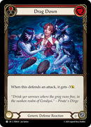 Drag Down (Red) (Rainbow Foil) [PEN331] (Compendium of Rathe)  Rainbow Foil