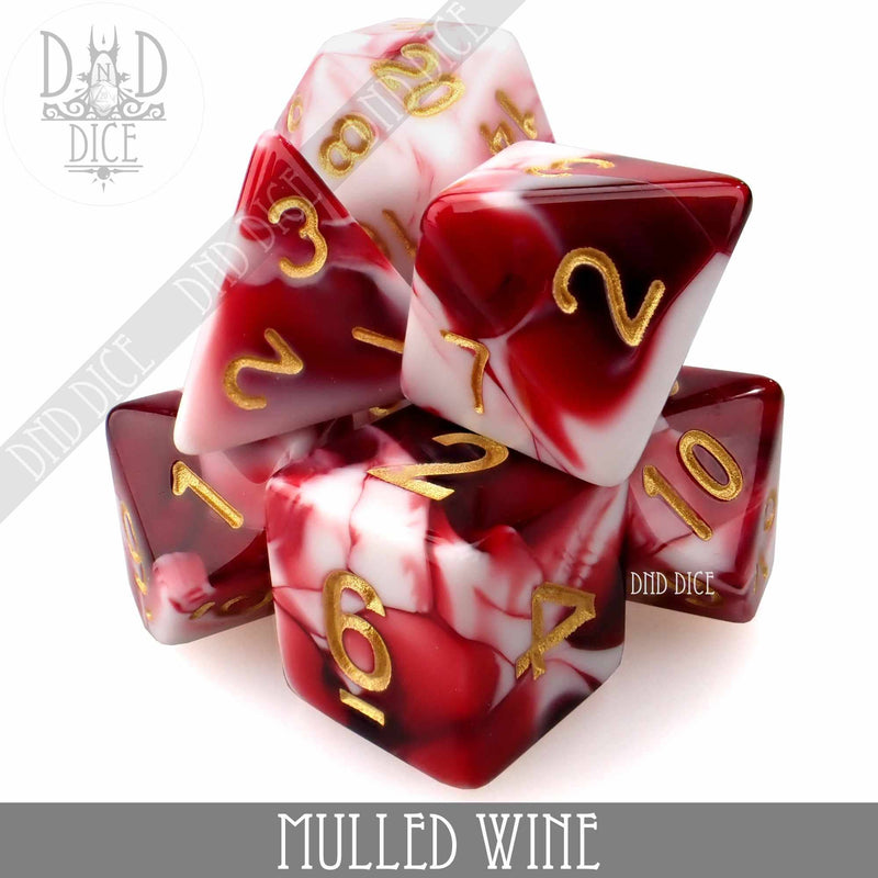Mulled Wine 7 or 11: 7 Dice Set