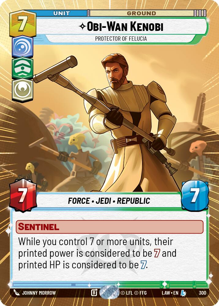 Obi-Wan Kenobi - Protector of Felucia (300) (Hyperspace) (300) [A Lawless Time]