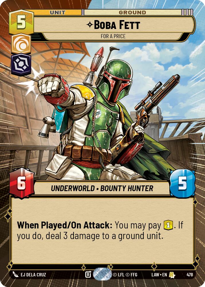 Boba Fett - For a Price (478) (Hyperspace) (478) [A Lawless Time]