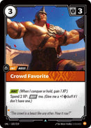 Crowd Favorite