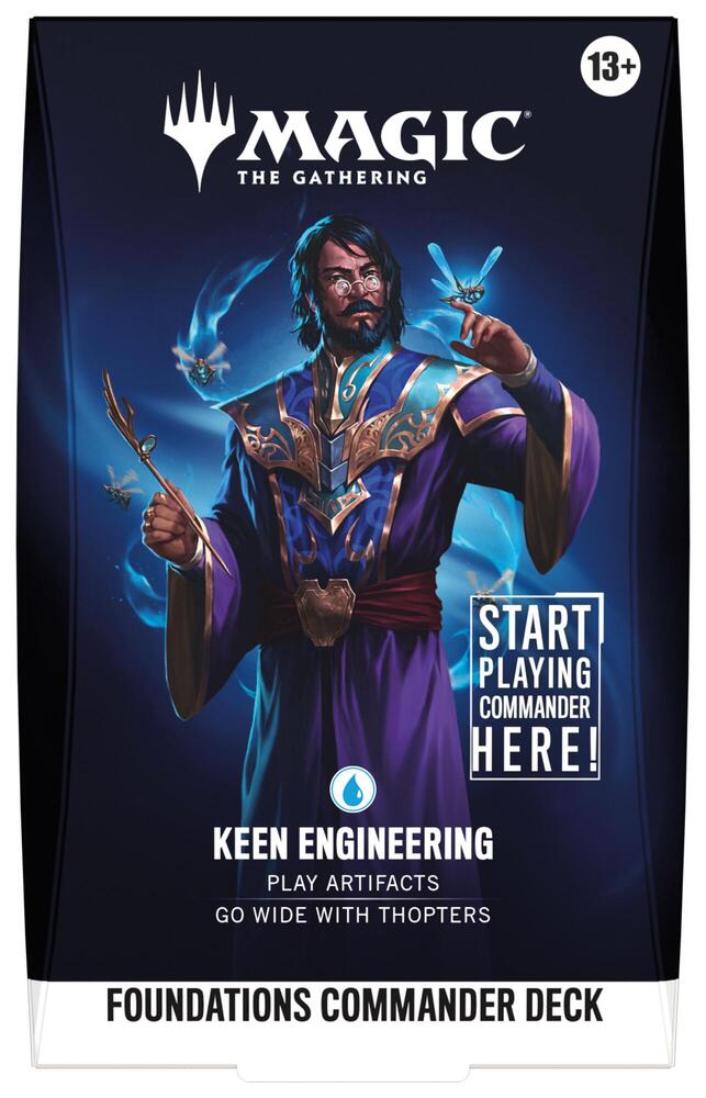 *Preorder* Foundations Commander Deck - Keen Engineering (available 10/02)