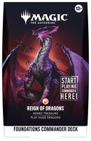 *Preorder* Foundations Commander Deck - Reign of Dragons (available 10/02)