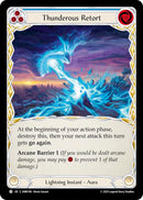 Thunderous Retort (Blue) [OMN198] (Omens of the Third Age)