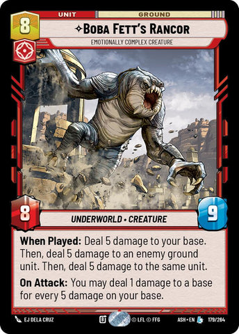 Boba Fett's Rancor - Emotionally Complex Creature (179/264) (179/264) [Ashes of the Empire]