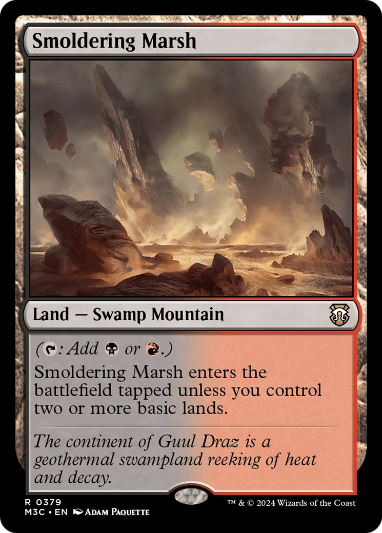 Smoldering Marsh [Modern Horizons 3 Commander]