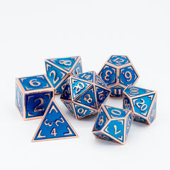 Metal RPG Dice Set (7) - Reticle Uchronia Nautilus