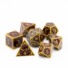 Metal RPG Dice Set (7) - Reticle Uchronia Nouveau