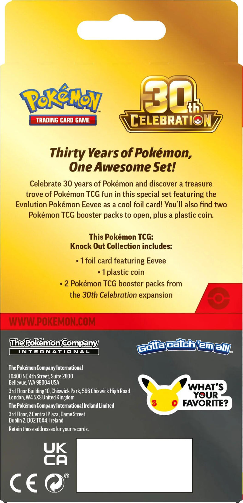 PREORDER: *Limit 2* 30th Celebration Knock Out Collection (available 09/18)