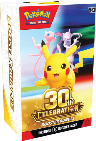 PREORDER  *Limit 1* : 30th Celebration Booster Bundle (available 10/02)